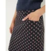 FatFace Womens Black Jennie Floral Geo Jersey Skirt -Cheap Clad Fine Store GUEST ff770306 32d7 49ba 8242 cedb8d321a82
